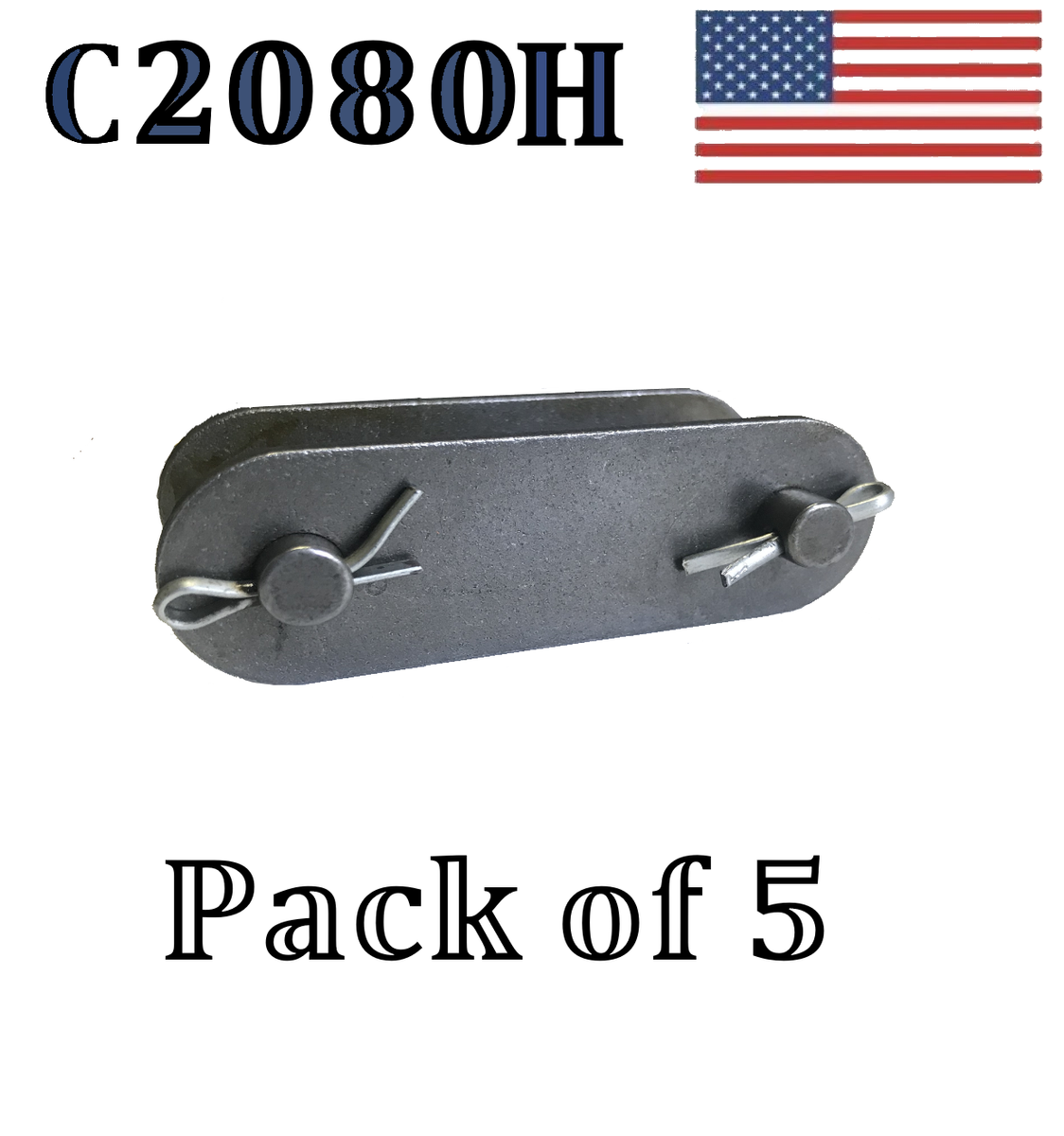 thumbnail image 2 of C2080H Connecting Master Link For Heavy Duty Conveyor Chain – Maple Ace Inc 2 of 14