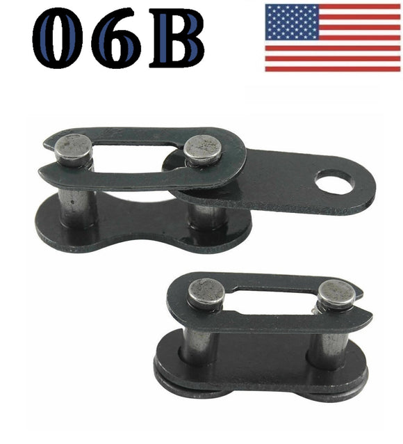6b Chain 06B-1 ROLLER CHAIN MASTER CONNECTING LINK *PACK OF 10* SAME DAY SHIPPI ...