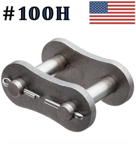 #100H Connecting Link ( 5 pack) #100 Heavy roller chain 1 1/4" Pitch Master Link