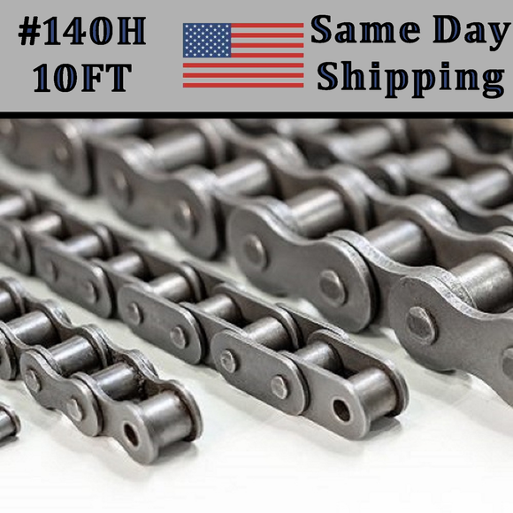 #140 Heavy Duty Roller Chain 10FT