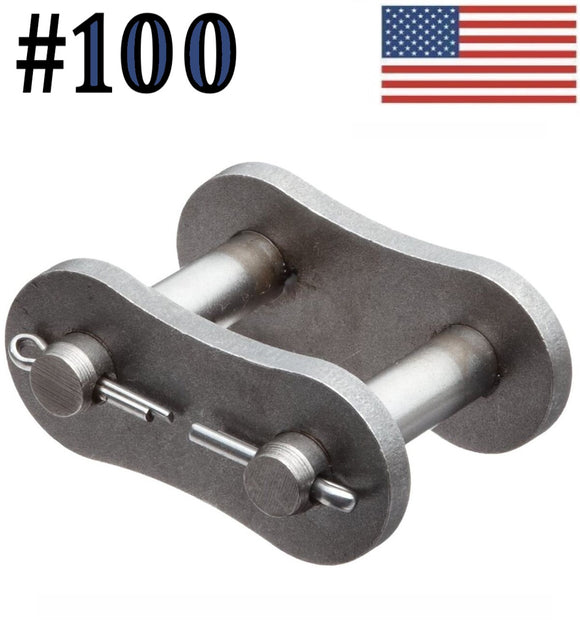 #100 Connecting Master Link for #100 Roller Chain (Pack Of 5)
