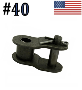 #40 Offset Link (10 pack) for #40 roller chain 1/2" Pitch