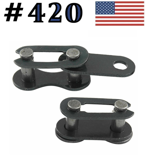 #420 Connecting Link (10 pack) for #420 roller chain 1/2
