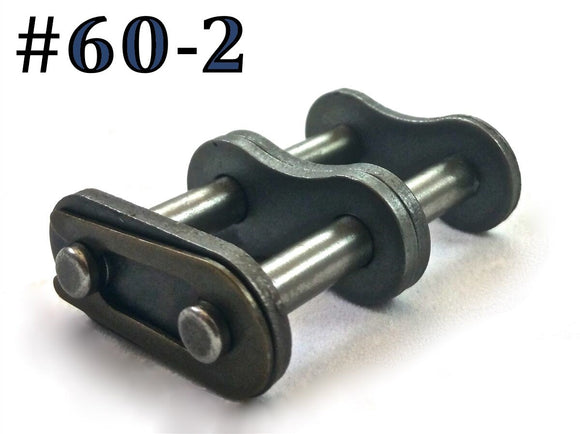 #60-2 ROLLER CHAIN MASTER CONNECTING LINKS *PACK OF 5*