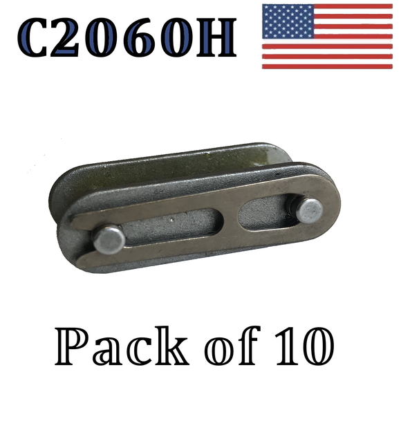 C2060H Connecting Link (10 pack) #C2060H Conveyor roller chain 1 1/2