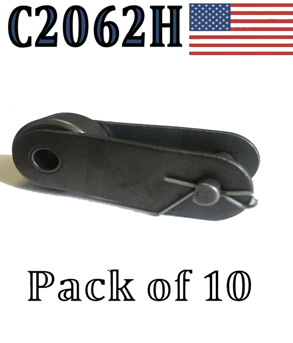 C2062H Conveyor Roller Chain Offset Link (10 Pack) 1 1/2