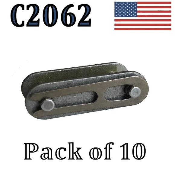 C2062 Connecting Link (10 pack) C2062 Conveyor roller chain 1 1/2
