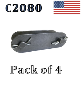 C2080 Connecting Link (4 pack) #C2080 Conveyor roller chain 2" Pitch Master